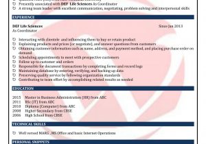 Sample Resume for Hr Executive Freshers Hr Fresher Sample Resumes, Download Resume format Templates!