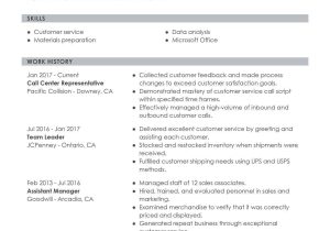 Sample Resume for Inbound Customer Service Representative Customer Services Resume Customer Service Resume, Resume Skills …