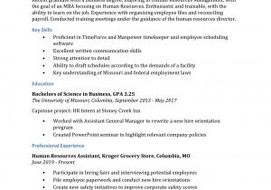 Sample Resume for Internship In Human Resource Human Resources Resume Examples – Resumebuilder.com