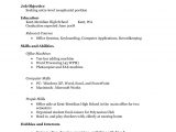 Sample Resume for Internship with No Experience Free Resume Templates No Work Experience #experience …