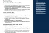 Sample Resume for Investment Banking Analyst Investment Banker Resume Examples & Writing Tips 2021 (free Guide)