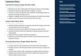 Sample Resume for Investment Banking Analyst Investment Banker Resume Examples & Writing Tips 2021 (free Guide)