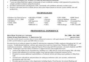 Sample Resume for It Help Desk Technician Help Desk Resume Objective Sample Job Resume Samples Job …