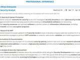 Sample Resume for It Security Analyst Cyber Security Analyst Resume: 2022 Guide with 15lancarrezekiq Examples
