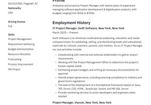 Sample Resume for Java Project Manager 20 Project Manager Resume Examples & Full Guide Pdf & Word 2021