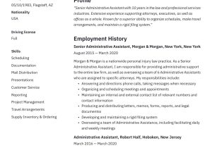 Sample Resume for Judicial Clerkship Nj 19 Administrative assistant Resumes & Guide Pdf 2022
