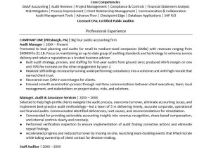 Sample Resume for Junior Internal Auditor Auditor Resume Sample Monster.com