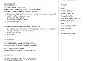 Sample Resume for Junior PHP Developer Junior software Engineer Resume Template 2022 Writing Tips …