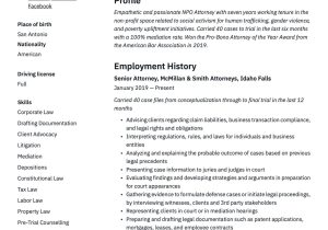 Sample Resume for Justice Court Judge 18 attorney Resume Examples & Writing Guide Templates 2022