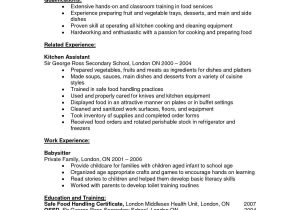Sample Resume for Kitchen Staff without Experience Resume Templates for Kitchen Helper (6) – Templates Example …