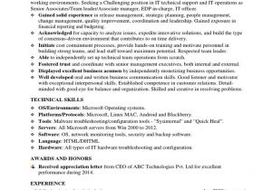 Sample Resume for L2 Support Engineer Lnlnlk Pdf Technical Support Hewlett Packard