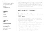 Sample Resume for Label Machine Operator General Warehouse Worker Resume Guide  12 Templates 2022