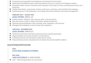 Sample Resume for Law Clerk Interrogatories Newly Hired Law Clerk Doing Paralegal Work for A solo Practice : R …