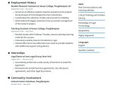 Sample Resume for Law School Professor Law School Resume Examples & Writing Tips 2022 (free Guide)