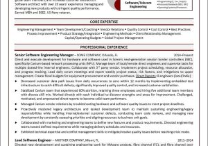 Sample Resume for Lead software Engineer Example Of A Resume Written for A Senior software Engineering …