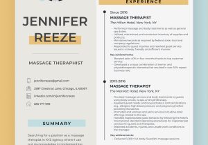 Sample Resume for Licensed Massage therapist Tips On How to Compose A Resume for A Massage therapist Skillhub