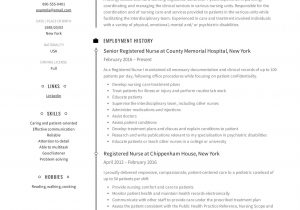 Sample Resume for Licensed Vocational Nurse Registered Nurse Cv Sample October 2021