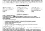Sample Resume for Logistics and Supply Chain Management Pdf Supply Chain Resume Templates