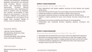 Sample Resume for Logistics and Supply Chain Management Supply Chain Manager Resume Samples and Tips [pdflancarrezekiqdoc] Resumes Bot