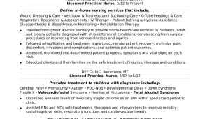 Sample Resume for Lpn New Grad Licensed Practical Nurse Resume Sample Monster.com
