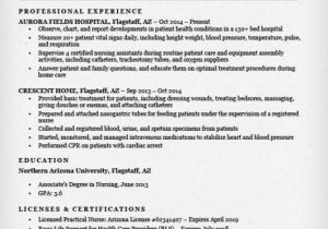 Sample Resume for Lpn with Experience Licensed Practical Nurse Lpn Resume Sample & Tips