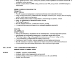 Sample Resume for Manual Testing Banking Domain Sample Qa Tester Resume for Banking Domain Best Resume