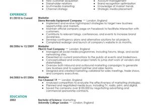 Sample Resume for Marketing Executive Position Resume format 2016 2017for Marketing Manager