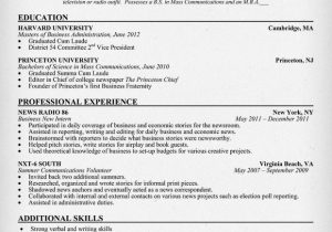 Sample Resume for Mass Communication Student Mass Munication Resume Examples thesis Web