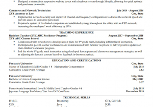 Sample Resume for Masters In Computer Science Resume Help B A In Puter Science & Master S In