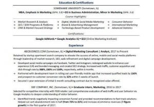 Sample Resume for Mba College Admission Mba Student Resume Mba Graduate Best Resume Examples