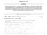 Sample Resume for Mcdonalds Crew Member Mcdonalds Crew Member Resume & Writing Guide