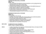 Sample Resume for Mechanical Design Engineer with Experience Mechanical Design Engineer Resume Fresh Experienced