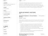 Sample Resume for Mechanical Engineer In Construction Mechanical Engineer Resume & Writing Guide
