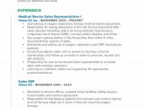 Sample Resume for Medical Device Sales Rep Medical Device Sales Representative Resume Samples