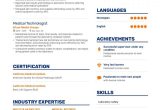Sample Resume for Medical Technologist Fresh Graduate Medical Technologist Resume Guide   Examples