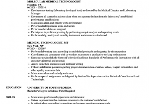 Sample Resume for Medical Technologist Fresh Graduate Philippines Nuclear Medicine Technologist Resume Mryn ism