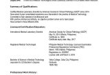 Sample Resume for Medical Technologist In the Philippines Medtech Resume Sample Philippines Fresh Graduate Best