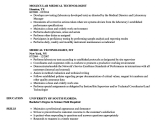 Sample Resume for Medical Technologist In the Philippines Nuclear Medicine Technologist Resume Mryn ism