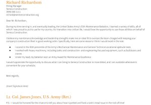 Sample Resume for Military Members Returning to Civilian Life Military to Civilian Cover Letter Examples In 2022 – Resumebuilder.com