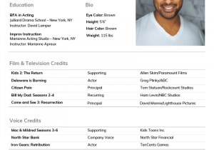 Sample Resume for Models and Actors Acting Resume Sample [writing Tips & Actor Resume Templates]