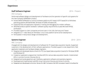 Sample Resume for Modem System Test Engineer Cv Template Standard Cv Template, Standard Cv, Curriculum Vitae …