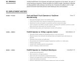 Sample Resume for Motor Coach Operator Resume forklift Operator & Writing Guide 17 Examples Pdf 2022