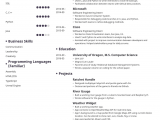 Sample Resume for Ms In Us Computer Science Puter Science Cs Resume Example Template & Guide
