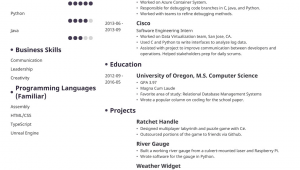 Sample Resume for Ms In Us Computer Science Puter Science Cs Resume Example Template & Guide