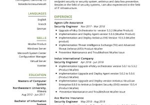 Sample Resume for Ms In Us Information assurance Security Engineer (it) Resume Sample 2022 Writing Tips – Resumekraft