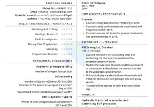 Sample Resume for Msc Chemistry Experience Sample Resume Of Academic Researcher (physics) with Template …