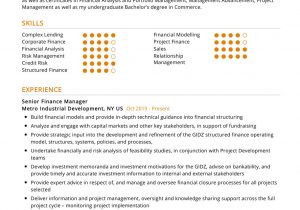 Sample Resume for Mutual Fund Sales Finance & Investment Resume Example Cv Sample 2020 – Resumekraft