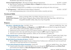 Sample Resume for Net Developer Reddit Cs Resume for Junior software Developer. Easy/hard to Read with …