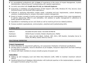 Sample Resume for Network Engineer Fresher Sample Resume for Computer Hardware and Networking – Good Resume …