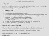 Sample Resume for New Graduate Medical Office Specialist How to Write A Medical assistant Resume (with Examples)